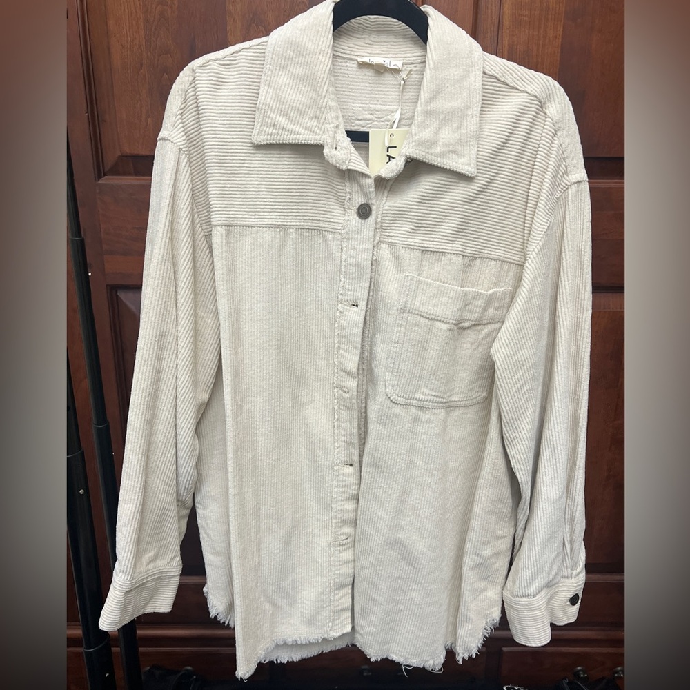La Miel Oversized Corduroy Jacket